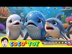 Marine animals quiz: find the babies' mom!⭐ㅣsea animals quiz for kids ㅣCoCosToy