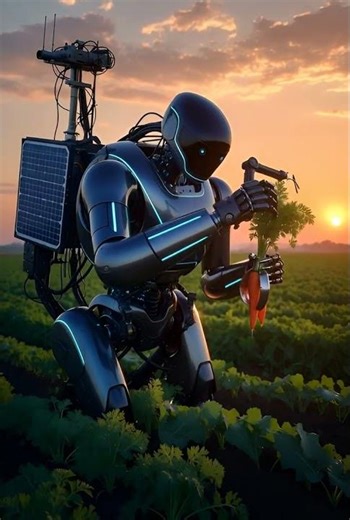Harvest Mode 🤖✨ Next-Gen Farming Tech #shots #ai #farm2025 #robot