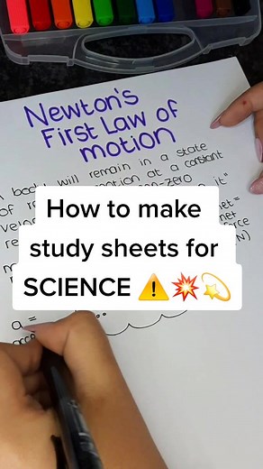 How to make study notes for PHYSICAL SCIENCES 🥳❤ #study #exams #school #studyhacks #studytips #teacher #science #foryou