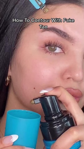 Contouring with Fake Tan Tutorial