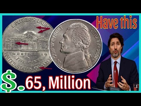 US Jefferson Nickels 2001-D Coin worth up to 65 Million , 1.3 Billion Minted - United States Coins