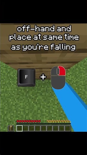 How to scale walls with one block (Ghost-blocking) #minecraft #minecraftmanhunt #tutorial