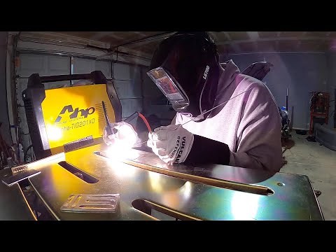 Ahp Alpha tig 201 XD review | First time Tig Welding