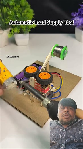 DIY Automatic Lead Supply Tool with N20 gearmotor #youtubeshorts​ #tech​ #dcmotor​ #diy​ #project​