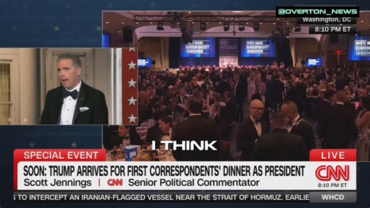 Moments before the situation unfolded at the White House Correspondents’ Dinner, Scott Jennings delivered a powerful reminder to the CNN panel about President Trump’s media access.It’s a moment that now carries added weight given what followed. JENNINGS: “I think journalism has never had more access to the leader of the free world than they have right now.”“Everybody in that room, as was noted by the press secretary, has his cell phone number.”“And lo and behold, he answers their calls!”“He answ