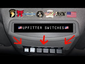 How to wire up 2017 and up f250 upfitter switches (auxiliary switches)