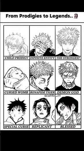 🎯 Titles Earned in Blood: The Evolution of Gojo, Yuji, and Yuta in the World of JJK ⚔️#jujutsukaisen