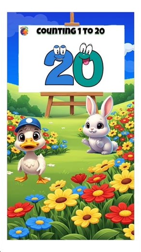 cartoon number learning song|| Counting 1 to 20 numbers song #learning #counting