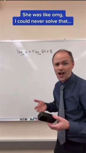 Tyler Wallace on Instagram: "Solving equations with logs #precalc #logs #logarithms"