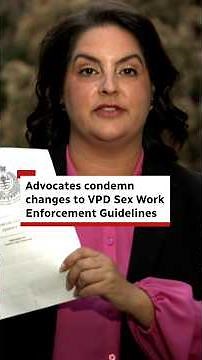 Advocates condemn changes to VPD Sex Work Enforcement Guidelines