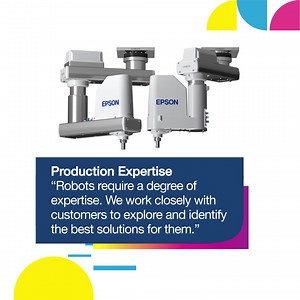 18 reactions · 5 comments | We're really proud to have been number one in SCARA robots since 2013. Keijiro Naito, COO of Epson's Manufacturing Solutions, explains why. #Epson #Robotic #SCARA #Manufacturing | Epson | Facebook