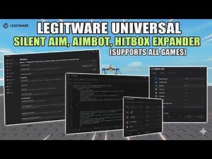 ROBLOX NEW SCRIPT "LEGITWARE" UNIVERSAL SILENT AIM, AIMBOT, HITBOX EXPANDER (SUPPORTS ALL GAMES)