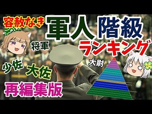 [Re-edited] Military rank ranking! Major, lieutenant general... the ruthless military society [Sl...