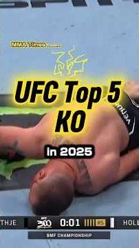MMA Times Presents2025年、UFCで最も震えたKOトップ5‼️🔊 Sound ON​ (BGMなし / 現地音のみ)​みんなのNo.1は⁉️コメントで教えてください👇​#UFC