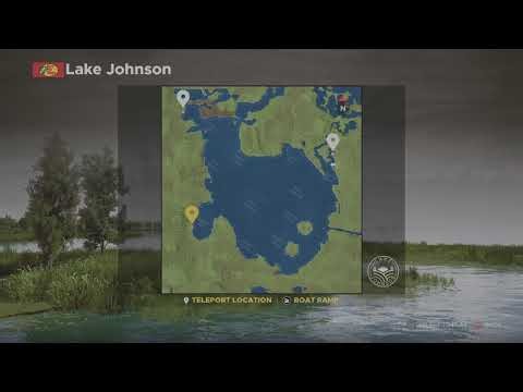 Fishing Sim World: Lake Johnson online bass tournament attempt 1