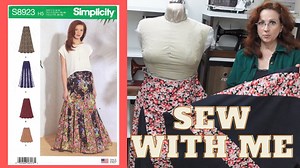 Create a flowing boho skirt with Simplicity 8923 guide