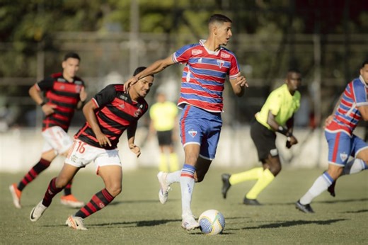 Sub-20: Fortaleza marca no final, vence Flamengo e avança à semifinal do Brasileiro