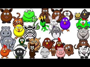 32 animal sounds cheering down