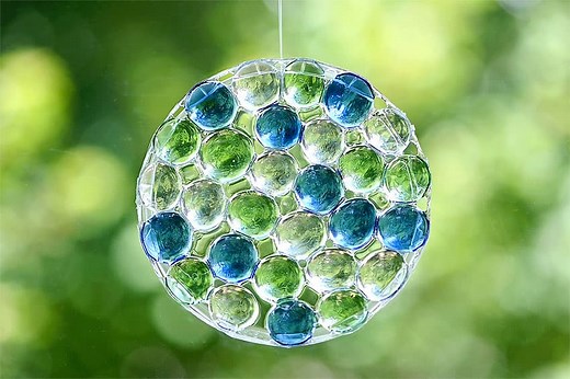 Glass Bead Suncatcher | DIY Suncatchers with Glass Beads