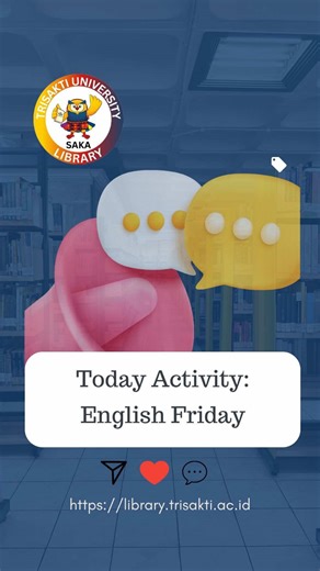 Setiap Jumat, staf perpustakaan berlatih menggunakan bahasa Inggris dalam aktivitas kerja sehari-hari. Tujuannya sederhana: supaya makin lancar, makin percaya diri, dan makin siap memberikan layanan terbaik. Program ini membantu meningkatkan kemampuan komunikasi, memperkuat kualitas layanan, dan menciptakan lingkungan kerja yang lebih profesional. Dukung terus kegiatan pengembangan staf perpustakaan Let’s build confidence, improve skills, and grow together. 💬📚✨ #enrichyourlife #joinasone #Libr