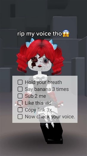 try it( rip my voice tho)btw if we hit 40k subscribers I will give away robux soon. #roblox