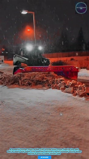 Simple & Precise: Heavy-Duty Snow Plow for Clearing Thick Winter Drifts on City Roads
