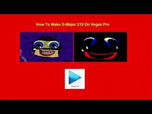 How To Make G-Major 210 On Vegas Pro