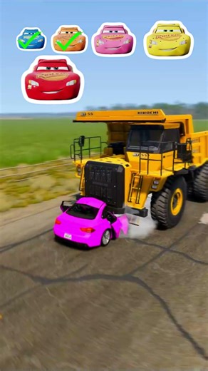 Big to Small Giant Truck vs Cars! 🚛