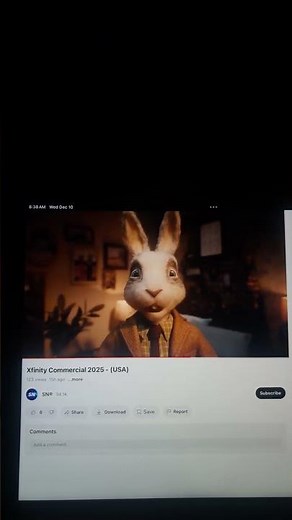 Xfinity Bunny Rabbits tv commercial 2025 with imagine that