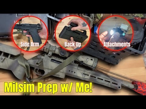 Prepping for a MILSIM as an AIRSOFT SNIPER