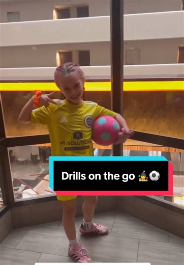 @Harlow training everywhere with her The House Ball! 💃⚽️ #safesportgear #soccer #footy #soccertiktok #fyp