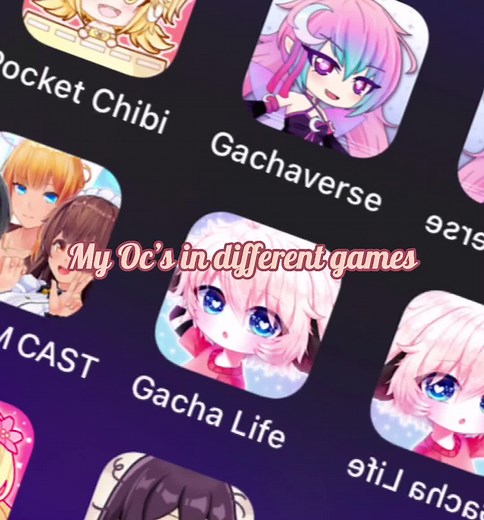 My Oc’s in different games💞#fyp #gachabrat #gachastyle #style #gacha #gachalife #vid #girlystyle #games #diffrentgames #anime #trend