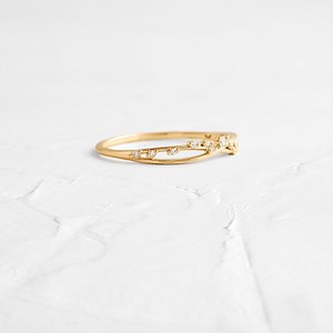Infinity Ring - A Beautiful Diamond Infinity Band by Melanie Casey