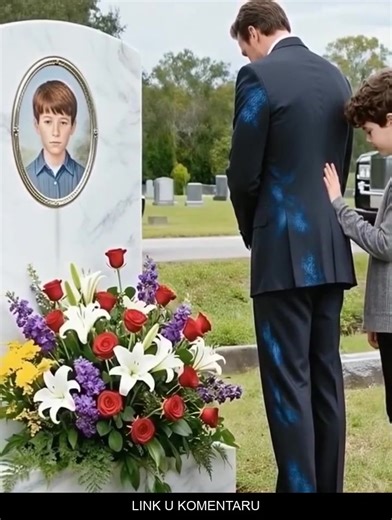 Dijete na groblju prišlo čovjeku i reklo: "jučer se ovaj dječak igrao sa mnom loptom. "Čovjeku se pogled ukočio, a istina koja ga je čekala bila je još teža. Dječije riječi poput oštrih noža prorežu kroz tišinu groblja. Muškarac je stajao ispred nadgrobnog spomenika svog sina, čiji je sprovod bio već četiri mjeseca, ali bol je i dalje bila jaka kao što se jučer dogodio gubitak. U tom trenutku osjetio je malu ruku na leđima i okrenuo se. - Što se dogodilo, sine? Što radiš ovdje na grobu mog sina?