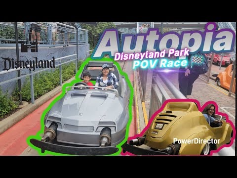 Autopia POV at Disneyland Park, CA