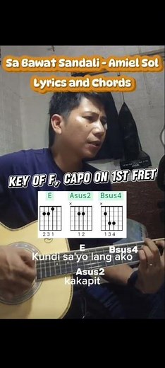 Sa Bawat Sandali Amiel Sol Lyrics and Chord full video https://www.facebook.com/share/v/197YaEtBUZ/
