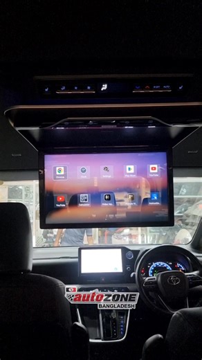 1.8K views · 18 comments | 19" inch Ceiling Android Monitor installed in Toyota Voxy 2020-2024! Stock Available Google maps: Auto zone Bangladesh Progoti Shoroni, Nadda Boro Bari Goli, East Baridhara, Dhaka-1212 Call +8801978057390 | Auto Zone Bangladesh | Facebook