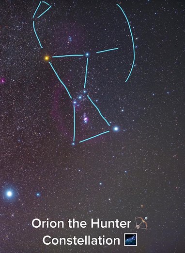 Spotting Orion the Hunter in the Night Sky