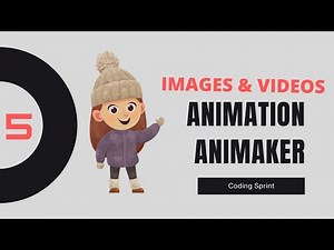 Videos and images of animaker | How to upload videos in animaker | Animaker Tutorial |Coding Sprint
