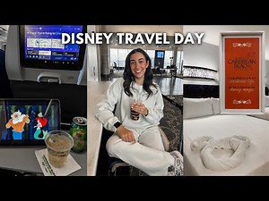 DISNEY WORLD TRAVEL DAY ✨ flight to Orlando, Disney's Caribbean Beach Resort, room tour & more!