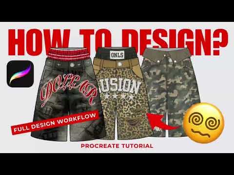 How To Design Clothing Mockup For Your Clothing Brand 2026 | Procreate Tutorial