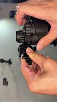 How to mount night vision on helmet for P14