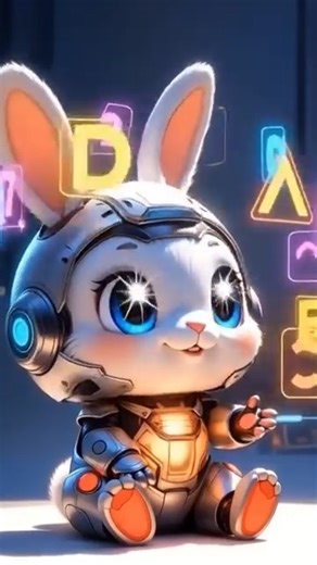 Cute Robot Baby Rabbit 🤖🐰 | Future Bunny Reels | Part 02 Say hello to the cutest robot baby rabbit from the future! 🤖🐰✨ This adorable cartoon bunny features shiny robotic details, glowing eyes, and sweet baby-like movements kids love. A perfect mix of cuteness, fun, and sci-fi magic — made especially for Facebook Reels. Watch, enjoy, and share the future cuteness! 💖🐇 #RobotBabyRabbit #CuteRobot #CartoonBunny #KidsReels #RobotAnimals #CuteReels #FutureBunny #KidsAnimation #BabyRobot #SciFiC
