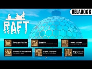 Raft — Tangaroa на 100% (Новые записки, чертежи, достижения и персонаж)