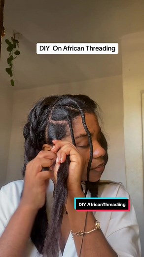Protective Hairstyles: African Threading for Natural Hair Retention