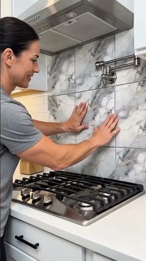 ✨ Waterproof Marble Peel & Stick Tiles for Bathroom – Elegant & Easy DIY Makeover! 🛁💎