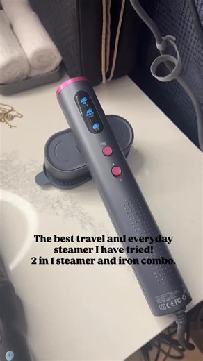 9.2K views | Seriously the best travel and everyday steamer and iron in one that I have tried! It heats up so fast and puts out a lot of steam. AND it’s also suitable for international travel. Comment STEAMER and I’ll dm you the link. | The Spoiled Home | Facebook