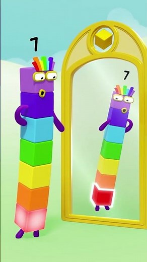 Rencontrez Sept | Apprendre à Compter | Palais du Domino | ​Numberblocks en français #shorts
