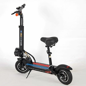 [Hot Item] 10 Inch LED Color Light Electric Scooter High Quality with Seat Long Distance
