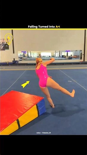 😱🎨 She Turned a Simple Fall Into an Incredible Art Performance! 🤯🔥